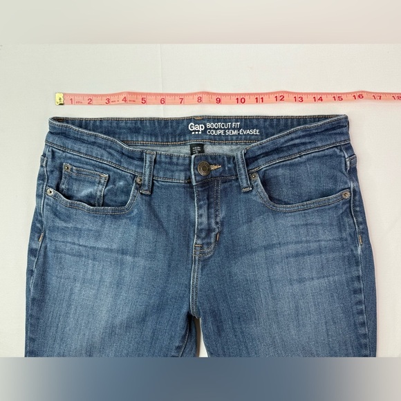 GAP Blue Bootleg Fit Jeans Classic Design Size 8/28 - Picture 5 of 8